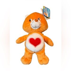 Vintage Care Bears Tenderheart Bear Mini Size (Approximately 8” tall).   NWT!